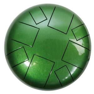 Tankdrum A-Moll, 30 cm, incl. bolso + palillos verde barato