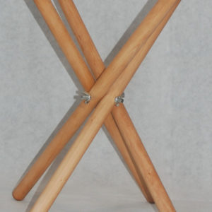 soporte de madera pequeño para Hang, Tongue Drum y Handpan