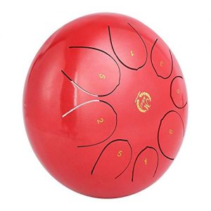 MMBAT Dilwe - Mini Steel Tongue Drum rojo