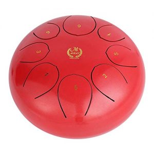 Mini Tank Drum rojo MMBAT para Yoga